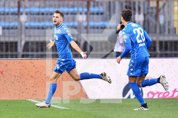 2021-01-30 - Esultanza Nedim Bajrami (Empoli) - EMPOLI FC VS FROSINONE CALCIO - ITALIAN SERIE B - SOCCER