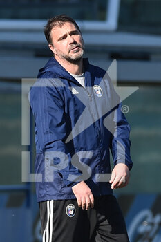 2021-02-02 - Head coach of Pisa Luca D'Angelo - AC PISA VS FROSINONE CALCIO - ITALIAN SERIE B - SOCCER