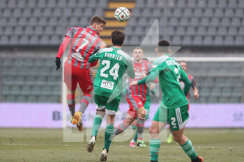2021-02-06 - Lorenzo Colombo (Cremonese) with the head for his teammate  - US CREMONESE VS AC PISA - ITALIAN SERIE B - SOCCER