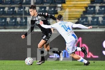 2021-02-09 - Samuele Ricci (Empoli) and Antonio Balzano (Pescara) - EMPOLI FC VS PESCARA CALCIO - ITALIAN SERIE B - SOCCER