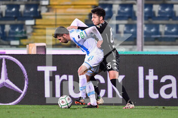 2021-02-09 - Fabiano Parisi (Empoli) and Massimiliano Busellato (Pescara) - EMPOLI FC VS PESCARA CALCIO - ITALIAN SERIE B - SOCCER