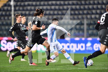 2021-02-09 - Massimiliano Busellato (Pescara) scores the goal - EMPOLI FC VS PESCARA CALCIO - ITALIAN SERIE B - SOCCER