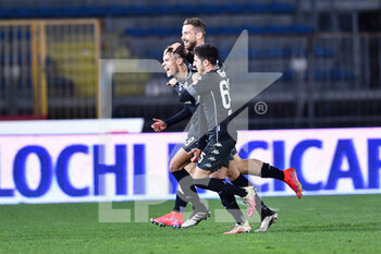 2021-02-09 - Samuele Ricci (Empoli) celebrates after scoring the goal - EMPOLI FC VS PESCARA CALCIO - ITALIAN SERIE B - SOCCER