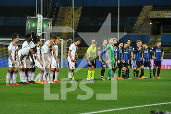 2021-02-09 - Players line up - AC PISA VS US SALERNITANA - ITALIAN SERIE B - SOCCER