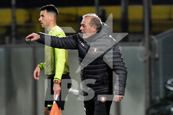 2021-02-09 - Head coach of Salernitana Fabrizio Castori - AC PISA VS US SALERNITANA - ITALIAN SERIE B - SOCCER