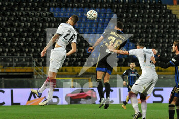 2021-02-09 - Luca Mazzitelli (Pisa) scores the goal of 1-0 - AC PISA VS US SALERNITANA - ITALIAN SERIE B - SOCCER