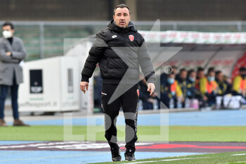 2021-02-20 - Cristian Brocchi allenatore Monza - AC CHIEVOVERONA VS AC MONZA - ITALIAN SERIE B - SOCCER