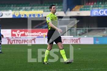 2021-02-20 - Referee Manuel Sacchi - AC CHIEVOVERONA VS AC MONZA - ITALIAN SERIE B - SOCCER