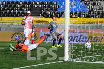 2021-02-27 - Luca Vido (Pisa) segna il gol del 1-2 - PISA VS VICENZA - ITALIAN SERIE B - SOCCER
