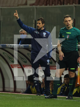 2021-03-02 - Dionisi Alessio Head coach Empoli - REGGINA VS EMPOLI FC - ITALIAN SERIE B - SOCCER
