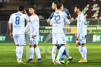 2021-03-02 - Exultation at the end of the game empoli players - REGGINA VS EMPOLI FC - ITALIAN SERIE B - SOCCER
