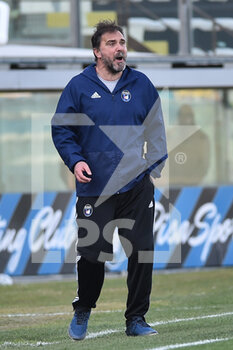 2021-03-06 - Head coach of Pisa Luca D'Angelo - AC PISA VS REGGINA - ITALIAN SERIE B - SOCCER