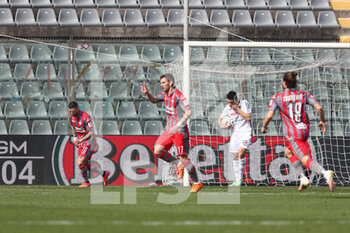 2021-03-13 - Luca Strizzolo (Cremonese) cerlebrates the goal scored - US CREMONESE VS AC REGGIANA - ITALIAN SERIE B - SOCCER