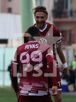2021-03-13 - Exultation goal 1-0 Rivas Rigoberto (Reggina) - REGGINA VS AC MONZA - ITALIAN SERIE B - SOCCER