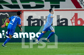 2021-03-13 - Ryder Matos (Empoli FC) celebrate the goal of 0-2 - RL VICENZA VS EMPOLI FC - ITALIAN SERIE B - SOCCER