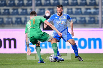 2021-03-16 - Marco Olivieri (Empoli) e Nicola Falasco (Pordenone) - EMPOLI FC VS PORDENONE CALCIO - ITALIAN SERIE B - SOCCER