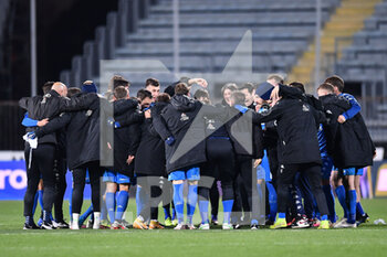 2021-03-16 - I giocatori dell'Empoli festeggiano la vittoria - EMPOLI FC VS PORDENONE CALCIO - ITALIAN SERIE B - SOCCER