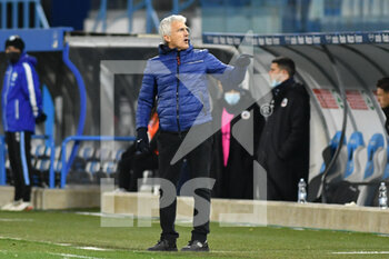 2021-03-20 - Roberto Venturato coach of Cittadella replies to the suopporters - SPAL VS AS CITTADELLA - ITALIAN SERIE B - SOCCER