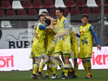2021-03-21 - Esultanza gol Chievo Verona Djordjevic Filip - REGGINA VS CHIEVO - ITALIAN SERIE B - SOCCER