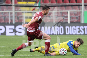 2021-03-21 - Crisetig Lorenzo Reggina   Palmiero Luca Chievo Verona - REGGINA VS CHIEVO - ITALIAN SERIE B - SOCCER