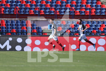 2021-04-02 - Danilo Quaranta (Ascoli Calcio) esulta dopo aver messo a segno il goal - COSENZA VS ASCOLI - ITALIAN SERIE B - SOCCER