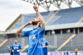 2021-04-27 - Leonardo Mancuso (Empoli) esulta dopo il gol - EMPOLI VS CHIEVO - ITALIAN SERIE B - SOCCER