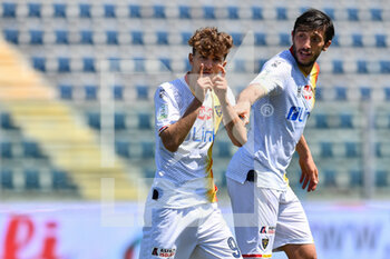2021-05-10 - Pablo Rodriguez Delgado (Lecce) esulta dopo il gol - EMPOLI FC VS US LECCE - ITALIAN SERIE B - SOCCER