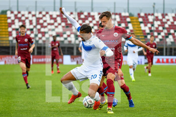2021-05-13 - Florian Aye (Brescia FC) ostacolato da Davide Adorni (Cittadella) - PRELIMINARE PLAYOFF - CITTADELLA VS BRESCIA - ITALIAN SERIE B - SOCCER