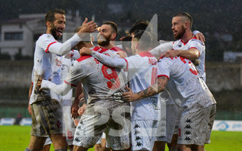 2019-11-17 - Il Bari festeggia il goal dell 1 0 di Antenucci (7) - PAGANESE VS BARI 0-1 - ITALIAN SERIE C - SOCCER