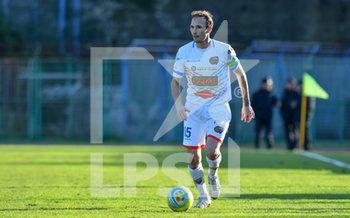 2019-12-11 - Giovanni Marchese (15) Calcio Catania. avanza palla al piede - PAGANESE VS CATANIA - ITALIAN SERIE C - SOCCER