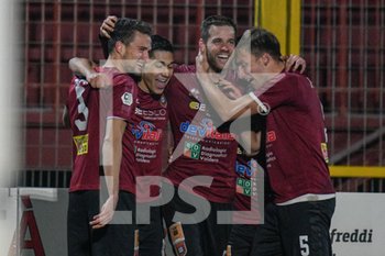 2019-12-11 - Caio De Cenco (P) festeggia il gol del 3 a 1 - PONTEDERA VS LECCO - ITALIAN SERIE C - SOCCER