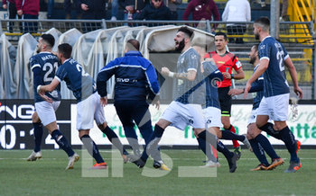 2020-01-11 - Antonio Matera (21) Cavese 1919 esulta dopo aver messo a segno il goal dell 1 0 - CAVESE VS REGGINA - ITALIAN SERIE C - SOCCER