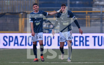 2020-01-11 - Riccardo Spaltro (25) Cavese 1919 esulta dopo aver messo a segno il goal del 3 0 - CAVESE VS REGGINA - ITALIAN SERIE C - SOCCER