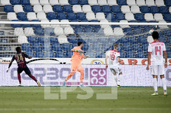 2020-07-22 - Augustus Kargbo (Reggiana) gol 1-0 - PLAYOFF - REGGIANA VS BARI - ITALIAN SERIE C - SOCCER