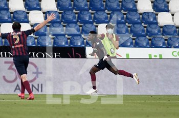 2020-07-22 - Augustus Kargbo (Reggiana) esultanza gol 1-0 - PLAYOFF - REGGIANA VS BARI - ITALIAN SERIE C - SOCCER