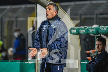 2020-11-01 - Ivan Maraia allenatore (Pontedera) - PONTEDERA VS GROSSETO - ITALIAN SERIE C - SOCCER