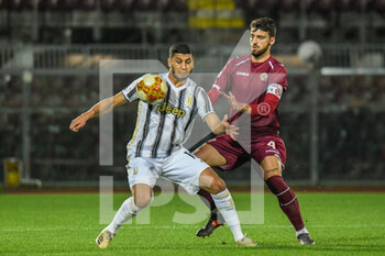 2020-11-04 - Hamzi Rafia (Juventus U23) e Matteo Di Gennaro (Livorno) - LIVORNO VS JUVENTUS U23 - ITALIAN SERIE C - SOCCER