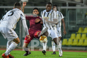 2020-11-04 - Antonio Porcino (Livorno) e Dauda Peeters (Juventus U23) - LIVORNO VS JUVENTUS U23 - ITALIAN SERIE C - SOCCER