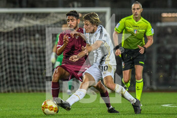2020-11-04 - Nicolò Fagioli (Juventus U23) e Mendes Murilo (Livorno) - LIVORNO VS JUVENTUS U23 - ITALIAN SERIE C - SOCCER