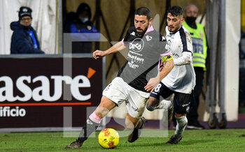 2021-01-09 - Roberto Crivello (6) Palermo FC e Giuseppe Montaperto (18) Cavese 1919 - CAVESE VS PALERMO - ITALIAN SERIE C - SOCCER