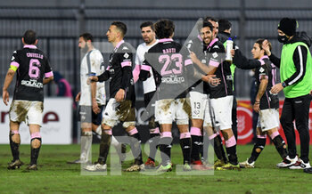 2021-01-09 - La gioia dei calciatori del Palermo FC a fine gara - CAVESE VS PALERMO - ITALIAN SERIE C - SOCCER