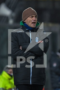 2021-01-23 - Marco Zaffaroni head coach (Albinoleffe) - LIVORNO VS ALBINOLEFFE - ITALIAN SERIE C - SOCCER