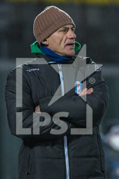 2021-01-23 - Marco Zaffaroni head coach (Albinoleffe) - LIVORNO VS ALBINOLEFFE - ITALIAN SERIE C - SOCCER