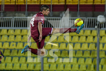 2021-01-23 - Alessio Canessa (Livorno) in action - LIVORNO VS ALBINOLEFFE - ITALIAN SERIE C - SOCCER