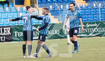 2021-01-30 - Iocolano Simone (Lecco) esulta dopo il gol - LECCO VS LIVORNO - ITALIAN SERIE C - SOCCER