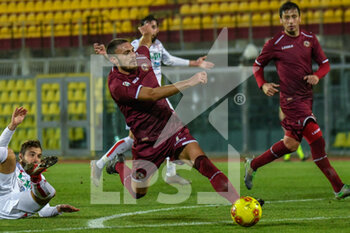 2021-02-03 - Andrew Delly Marie-Sainte (Livorno) in azione - LIVORNO VS PIACENZA - ITALIAN SERIE C - SOCCER