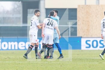 2021-02-07 - Esultanza dei giocatori del Padova per la vittoria - PADOVA CALCIO VS FERMANA FC - ITALIAN SERIE C - SOCCER