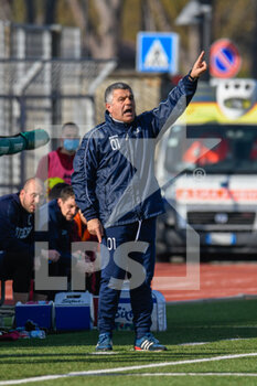 2021-02-21 - Ivan Maraia allenatore (Pontedera) - PONTEDERA VS ALESSANDRIA - ITALIAN SERIE C - SOCCER