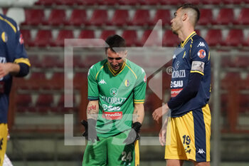 2021-02-27 - gagno riccardo (n. 24 modena f.c. 2018) dissappionted for the goal - AC PERUGIA VS MODENA FC - ITALIAN SERIE C - SOCCER