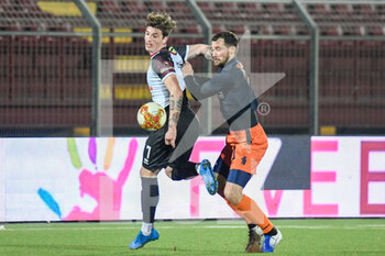 2021-03-03 - Mauro Semprini (Pontedera) against Marco Baldan (Pistoiese) - PONTEDERA VS PISTOIESE - ITALIAN SERIE C - SOCCER